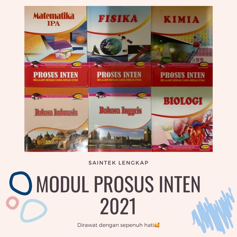 BUKU MODUL PROSUS INTEN SAINTEK 2021 PRELOVED