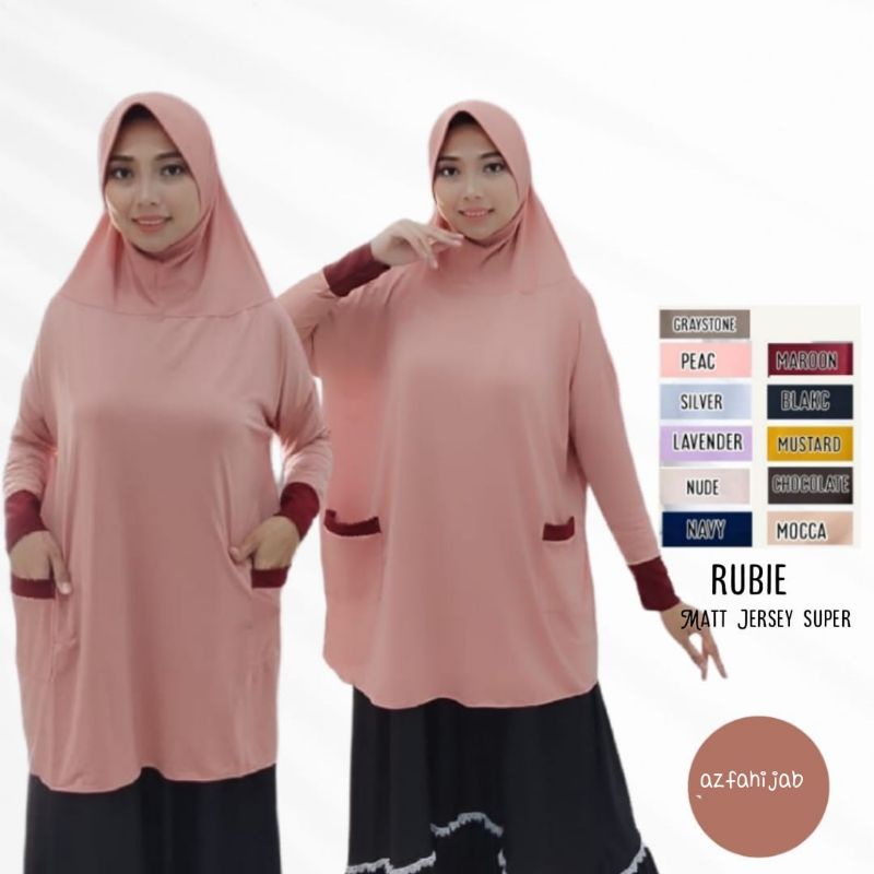 RuBie syari/hijab lengan/krudung tangan/jersey super/khimar