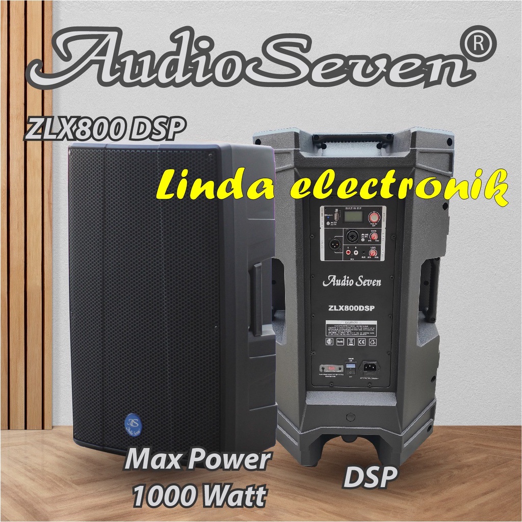 speaker aktif audio seven zlx 800dsp audio seven zlx800 dsp 2bh 1000w
