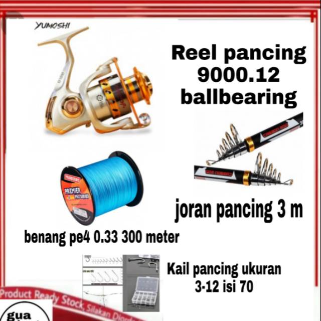 Joran pancing laut reel pancing laut alat pancing laut set