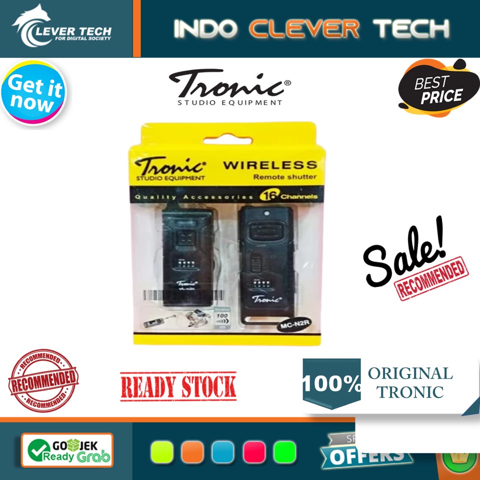 Tronic Wireless Remote Shutter (16 Channels) MC-N2R