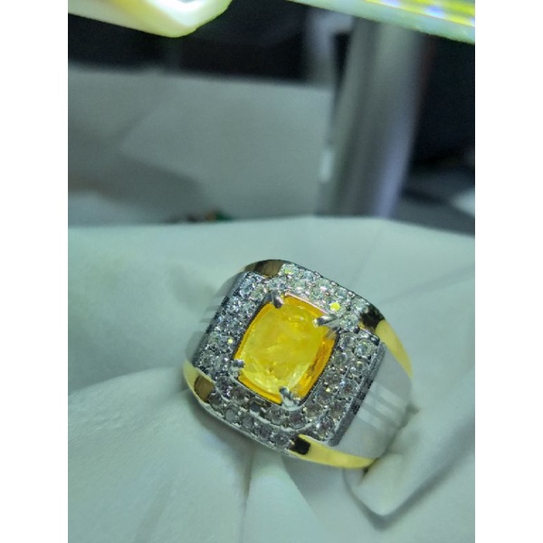 yellow sapphire Srilanka memo cgl lab