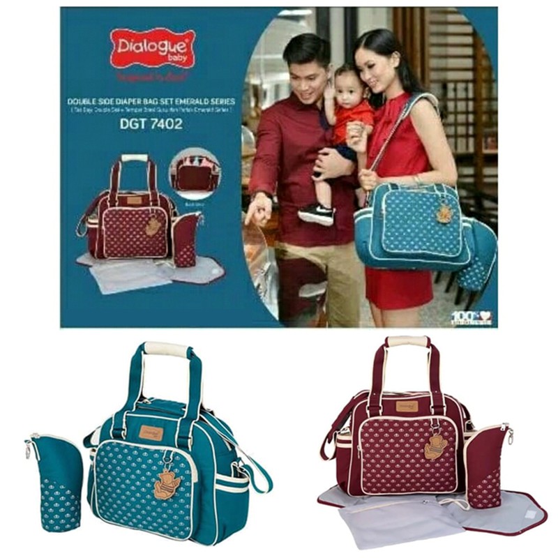 Tas Bayi Dialogue Baby Emerald Series Medium DGT7402 Tas Perlengkapan Bayi