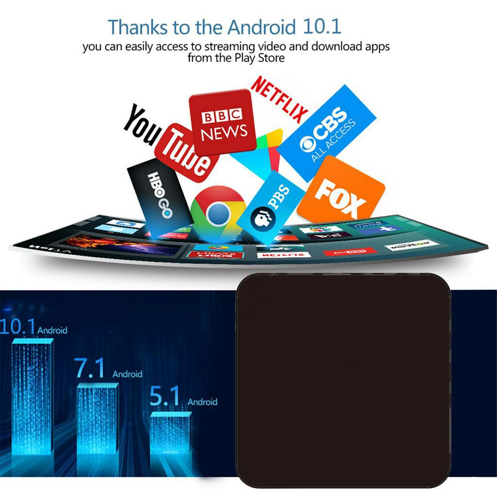 MX9 TV Box 4K Android 10.1 5G Dual-Band 3D Tegangan Lebar- TV BOX ANDROID TERBARU