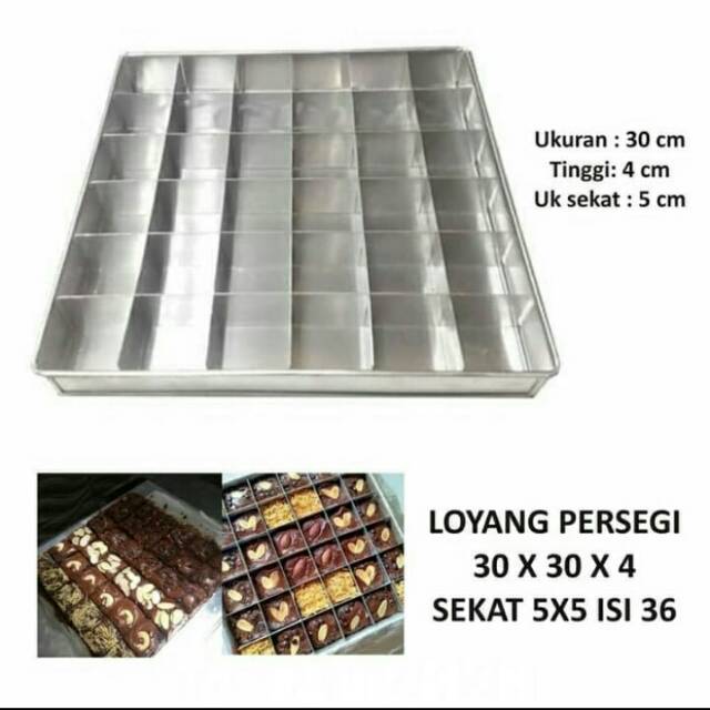  loyang Sekat Brownies  Loyang  Brownies  Loyang  Sekat  