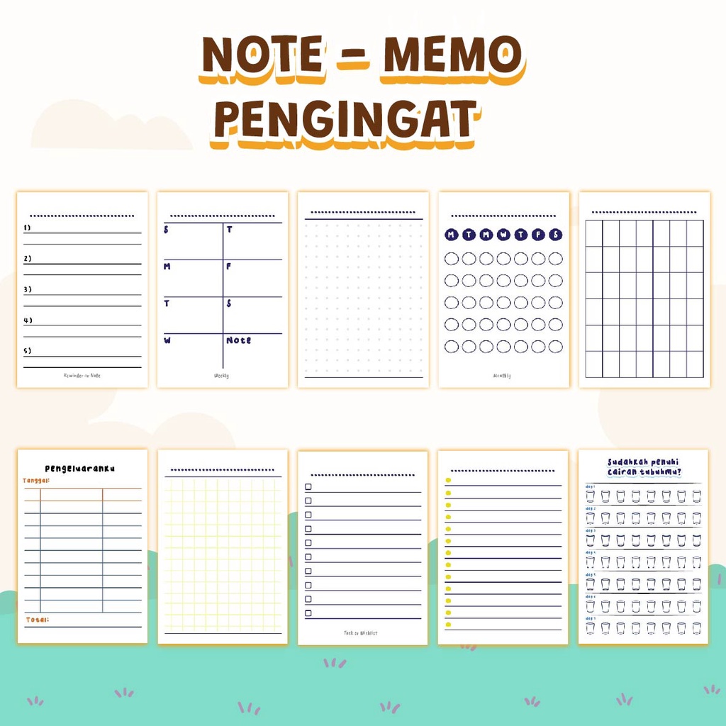 

Memo atau Notes Pengingat