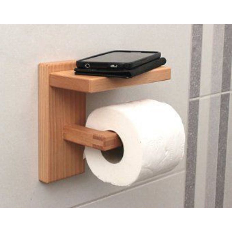 tempat tisu gulung toilet tempel dinding
