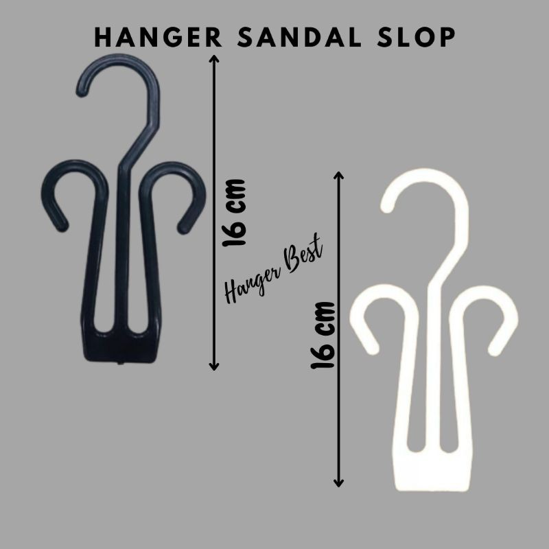 Hanger Sandal Slop ORI / Gantungan Display Slop Hitam Putih Sepatu Dan Sandal