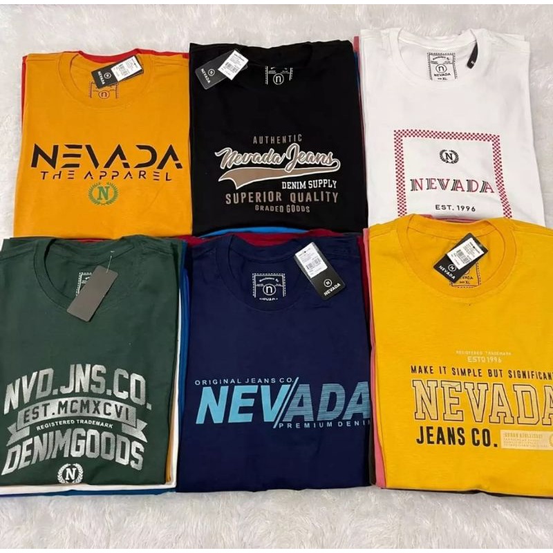 kaos nevada pria 3 pcs 100 ribu/kaos distro pria/kaos pria nevada/kaos nevada cowok/kaos nevada jumb