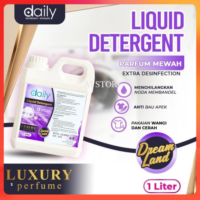 DETERJEN CAIR LUXURY PERFUME LIQUID LAUNDRY DETERGENT DAILY 1 LITER PREMIUM