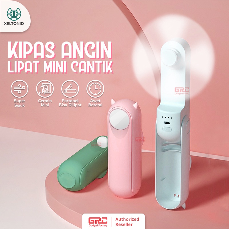 Kipas Angin Portable Mini Wind Elf Mini Fan Kipas Genggam Saku Lipat