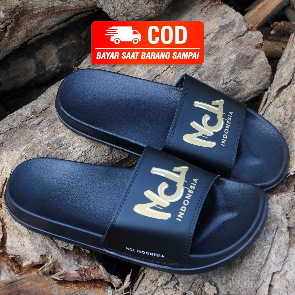 NEW PRODUK Sandal Slide Pria Terbaru Sandal Slip On Cowok Sendal Slop Pria Original NCL Indonesia