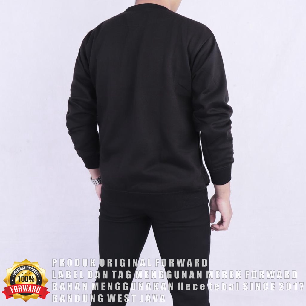 FORWARDSYSTEM Sweater Sweatshirt Crewneck Jumper Unisex Soft Fleece Size M L XL FG4