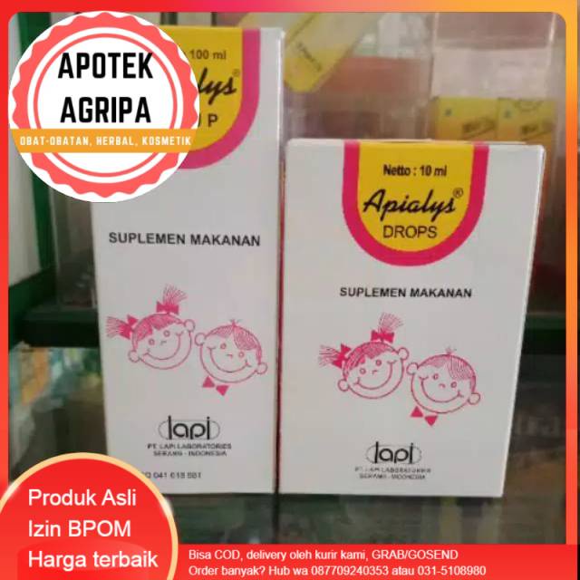 Apialys drop dan apialys syrup