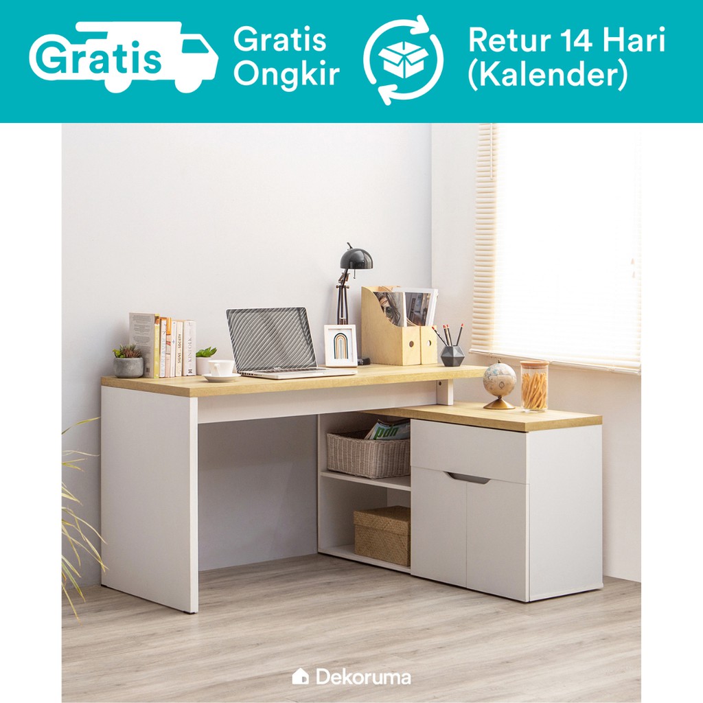 Dekoruma Sano Meja Belajar Minimalis Sudut Meja Kerja Dekoruma Sano Meja Belajar Minimalis Sudut Meja Kerja