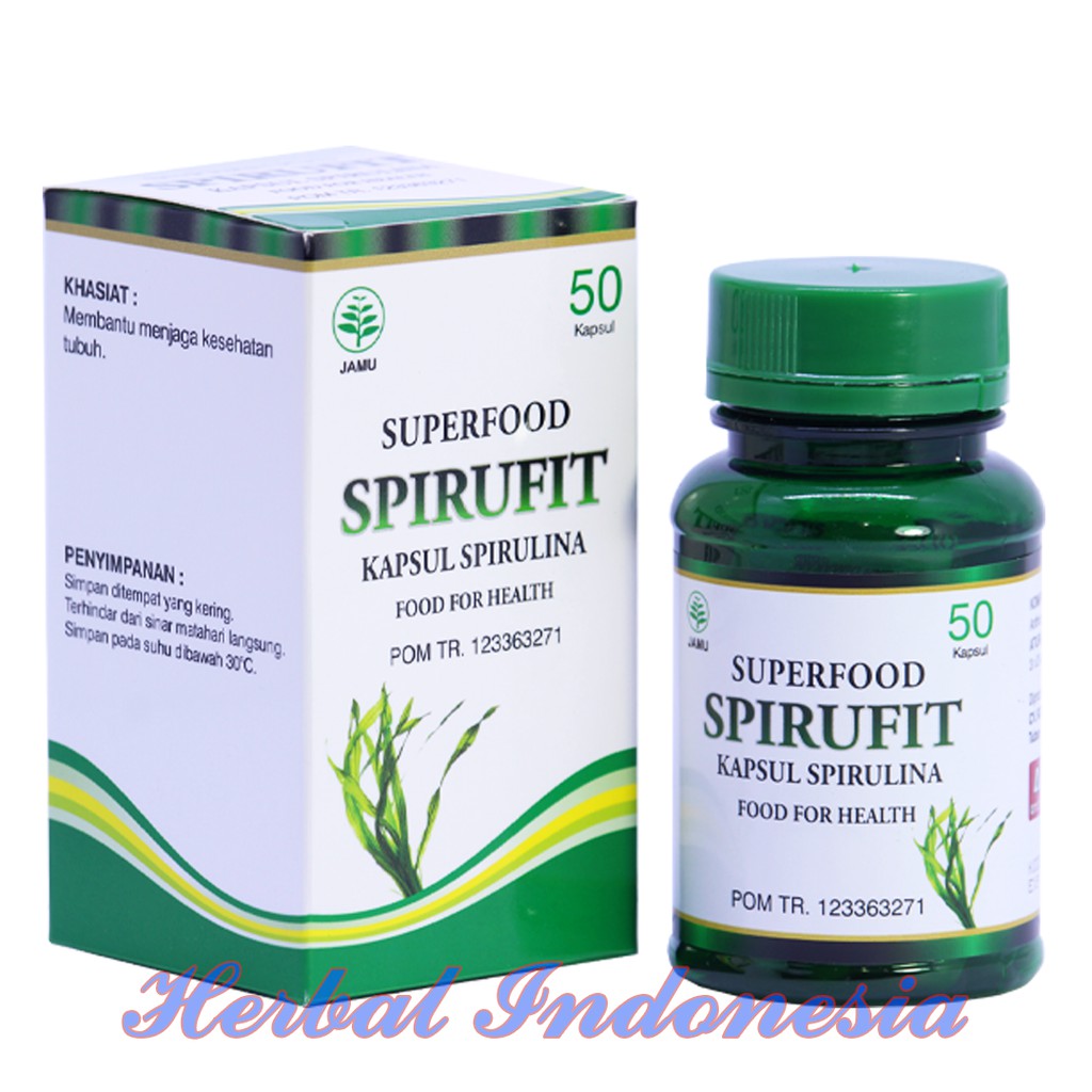 Kapsul SPIRULINA SuperFood || SPIRULINA SPIRUFIT EL Medinah