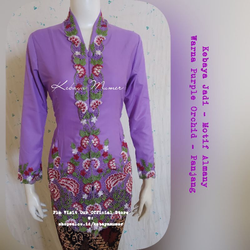 Kebaya Bordir. Kebaya Encim. Kebaya Jadi. Kebaya Murah. Kebaya Salem. Kebaya Almany