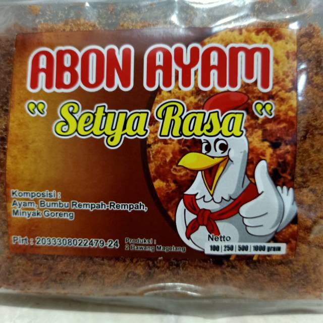 

Abon ayam original 100 gram