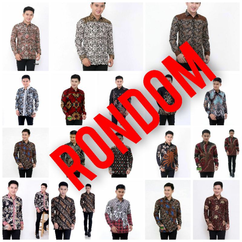 BATIK PRIA MOTIF RONDOM