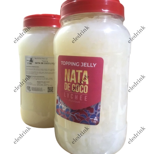 

ITPIN Nata De Coco Lychee Leci PREMIUM | KHUSUS Gosend | Grab