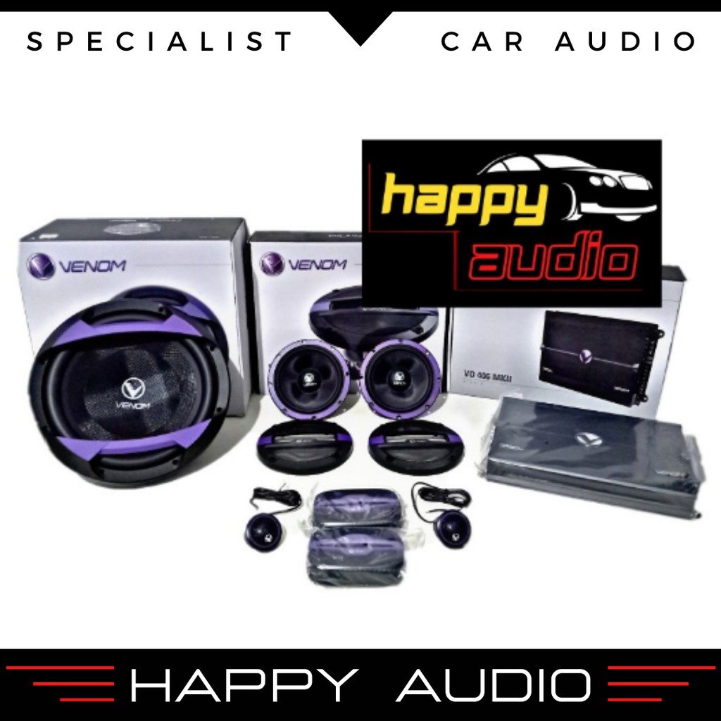 Paket audio mobil Venom Vertigo ORIGINAL terbaik bergaransi resmi
