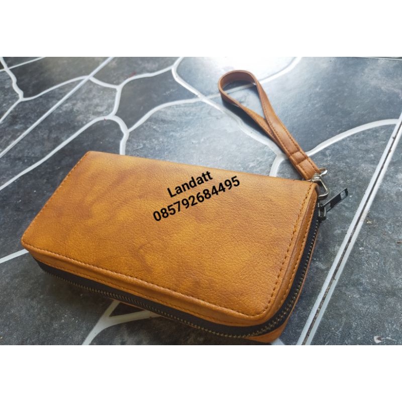 Dompet Taji Resleting Tali pendek