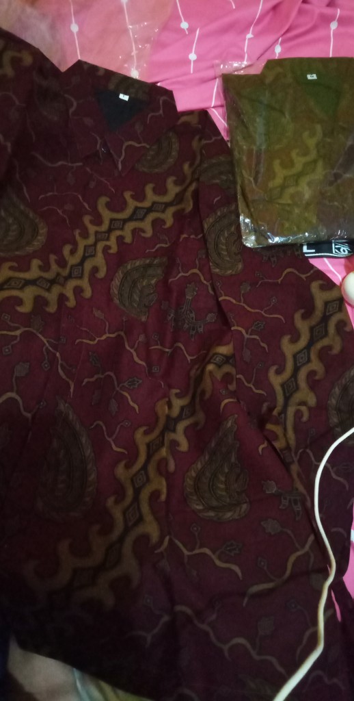 ( 1kg=4pcs) Kemeja Batik Lengan Panjang Batik Ori Nareswari Aswatomo Batik Solo Seragam Batik