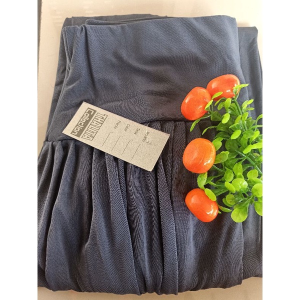 Rok payung jersy wanita // Rok jersy payung // Rok jersy murah //rok jumbo payung // bb 50-75kg-abu abu