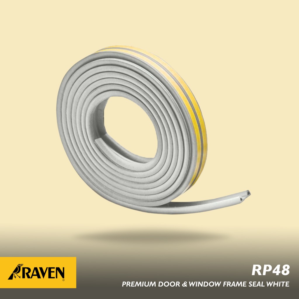 Raven Door & Window Seal RP48 White 100 Meter