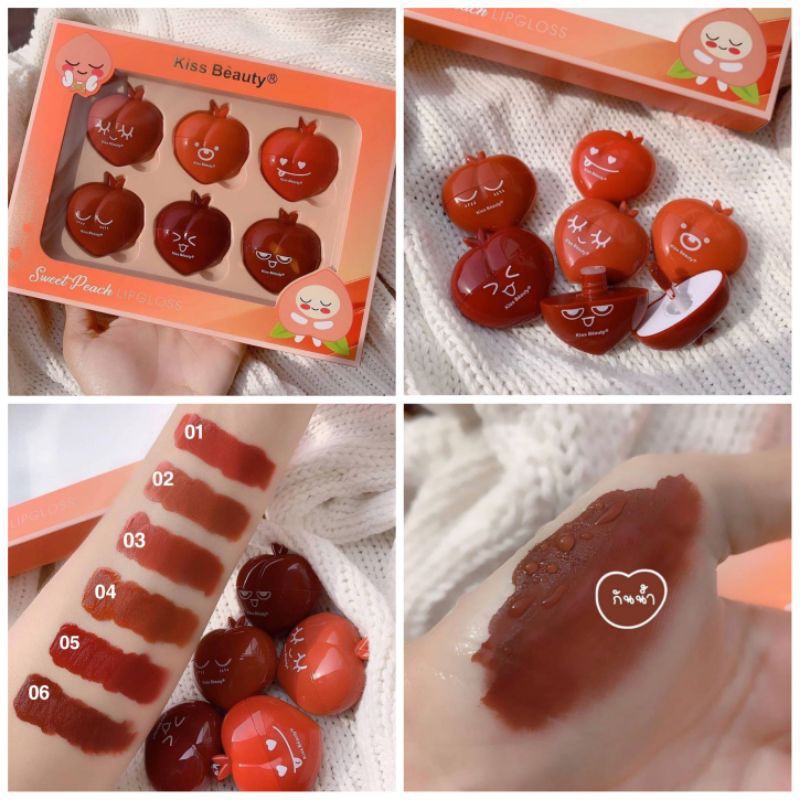 Kiss Beauty Peach Matte Lipgloss