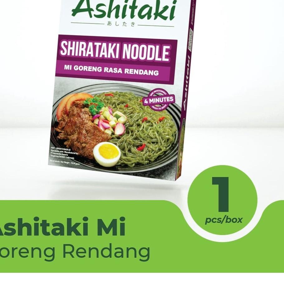 

L9S♕ Ashitaki Mi Goreng Rendang Shirataki Diet Rendah Kalori HALAL Terlaris!!