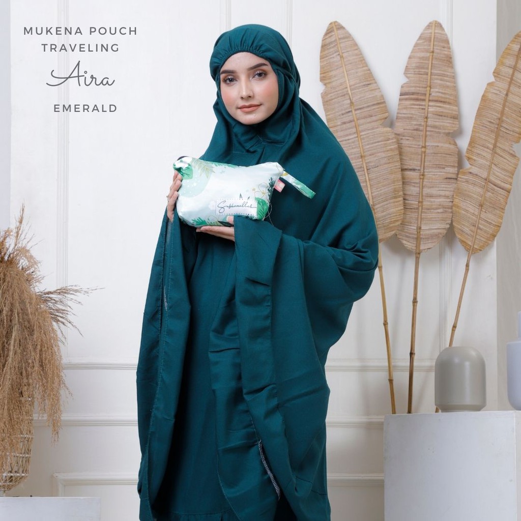 Mukena Dewasa Pouch Traveling Rayon Aira