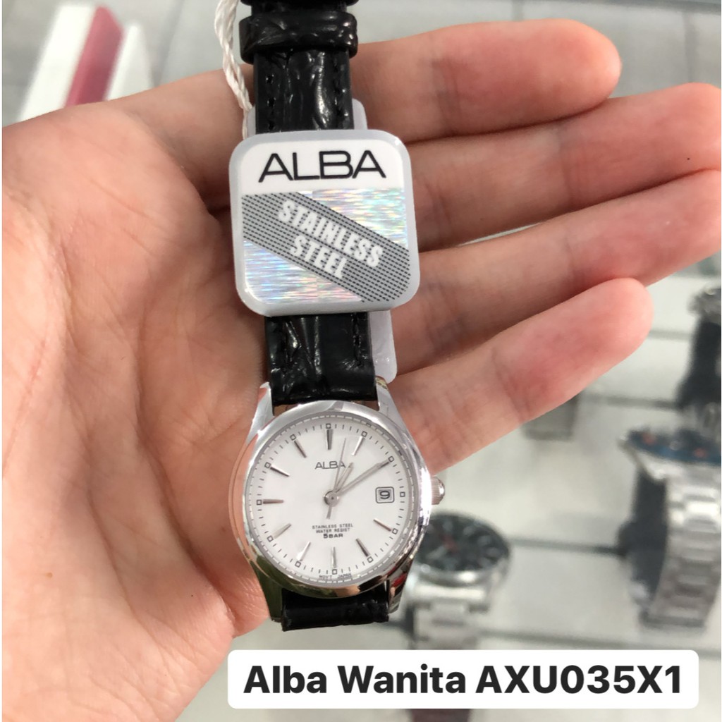 Jam Tangan Alba Wanita AXU035 AXU035X1 Original