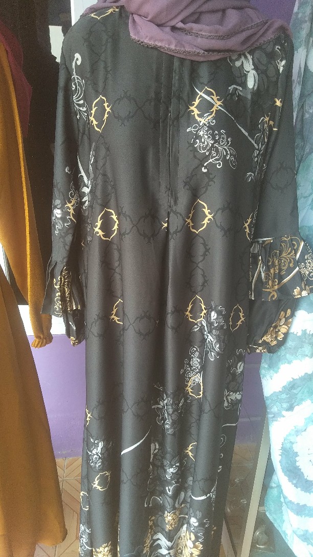 Gamis Ariana Maxi Motif | Fashion Muslim Wanita | Dress Muslim Wanita Busui Friendly All Size