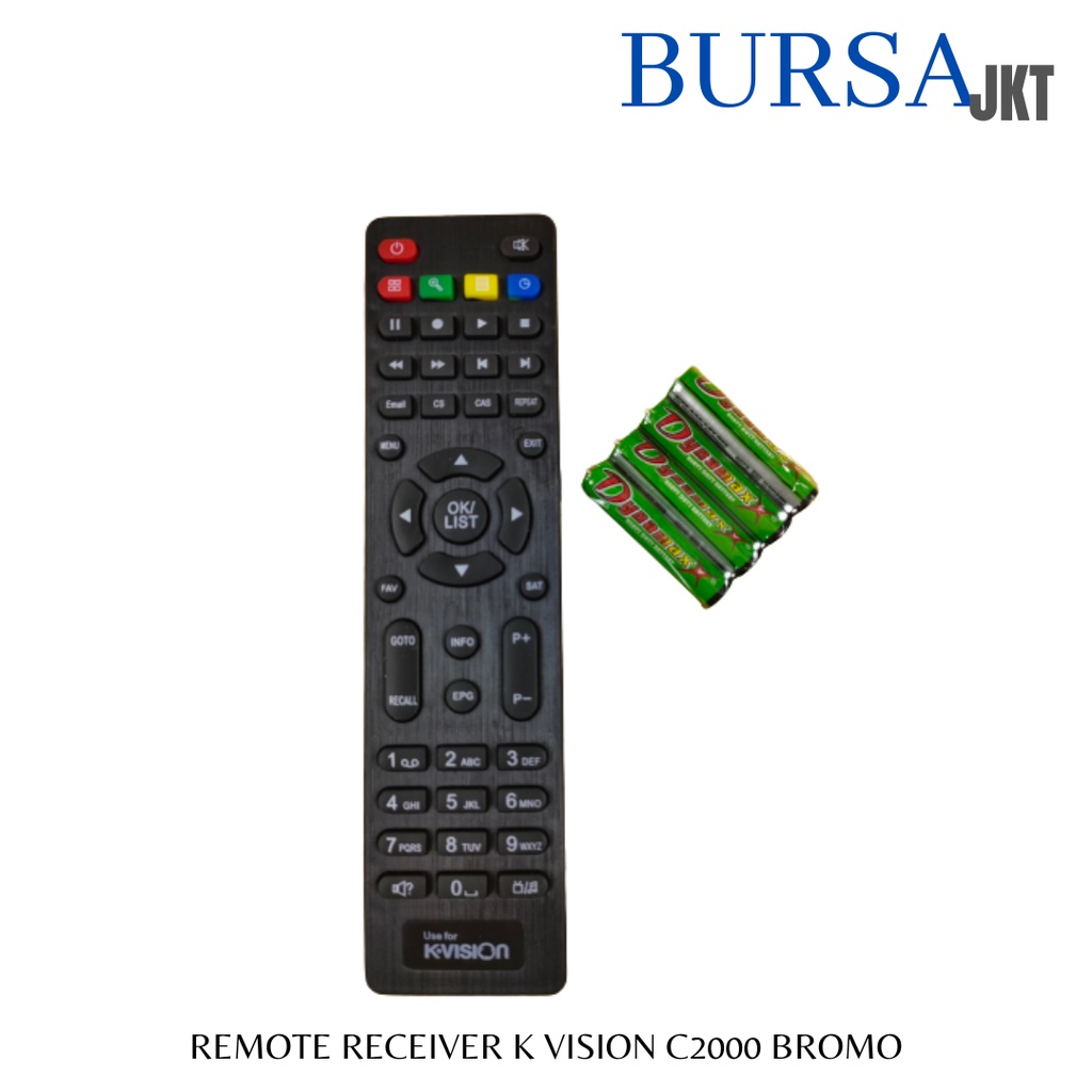 REMOTE KVISION BROMO TOPAS C2000 DVB T2 PARABOLA