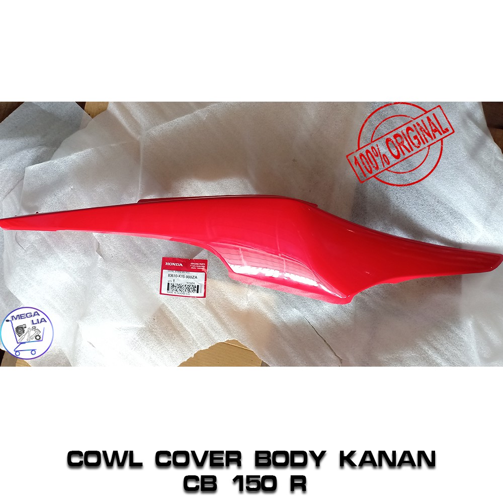 Cowl Cover Body Kanan CB 150 R/ Body Fairing Samping Belakang Box Tebeng Leksil ORI HONDA 100%