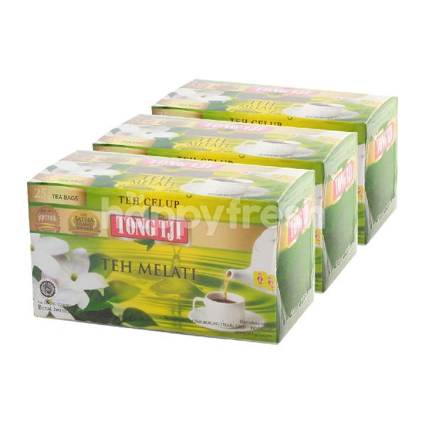 

TEH-DAUN- TONG TJI TEH JASMINE MELATI CELUP 25 KANTONG CELUP MELATI 50GR - JASMINE -DAUN-TEH.