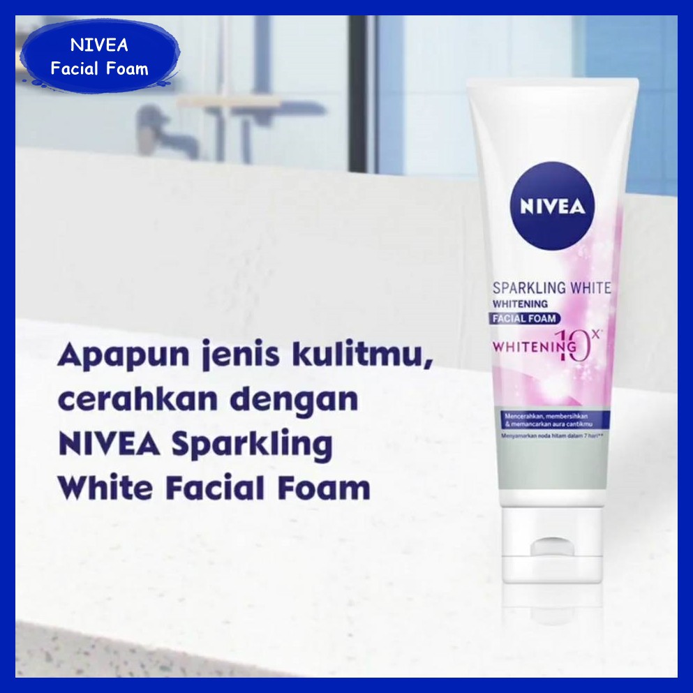 NIVEA SPARKLING WHITE WHITENING FACIAL FOAM