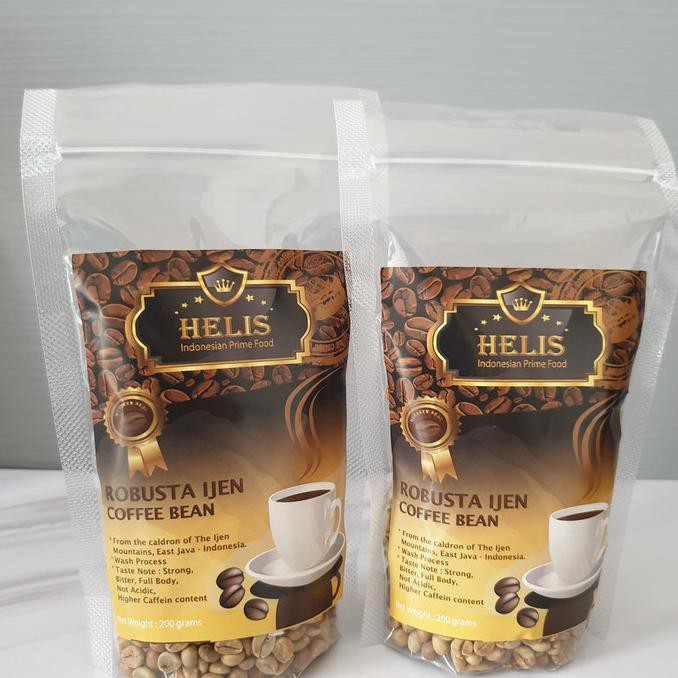 

KOPI ROBUSTA IJEN, Bubuk/Biji Kopi Mentah/Sangrai, 200gram BERKUALITAS