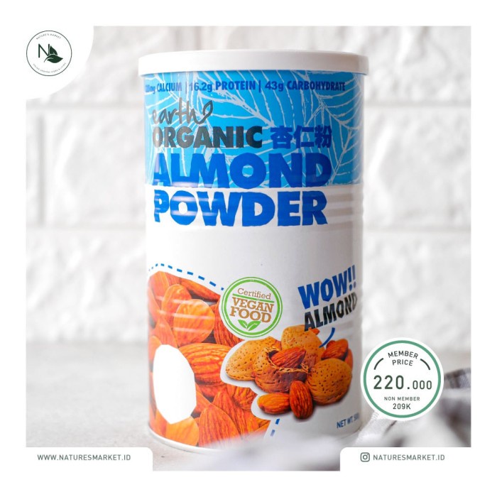 

Earth Living Organic Almond Powder 500g