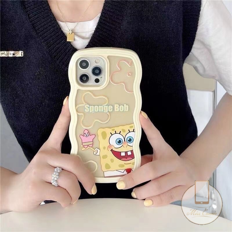 Case Untuk Samsung A14 A04s A12 A13 A04 A04E A03s A53 A32 A52 A51 A31 A52s A03 A22 A23 A50s A33 A20 A50 A30 A11 A21s A02s M22 Patrick Star Spongebob Wavy Edge Shockproof Soft Case