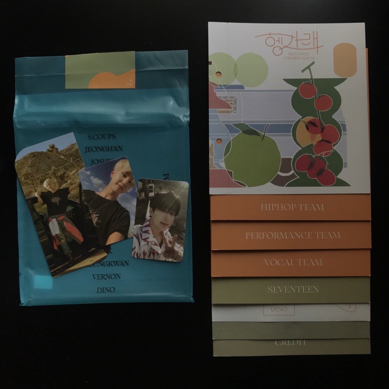 Seventeen Album Heng Garae Set version Unsealed SCoups Jeonghan Hoshi Wonwoo Woozi Mingyu