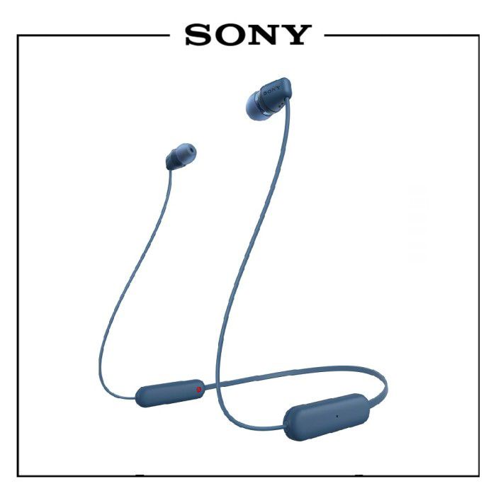 Sony Earphone Wireless In Ear WI-C100 Garansi Resmi Sony Indonesia 1 Tahun