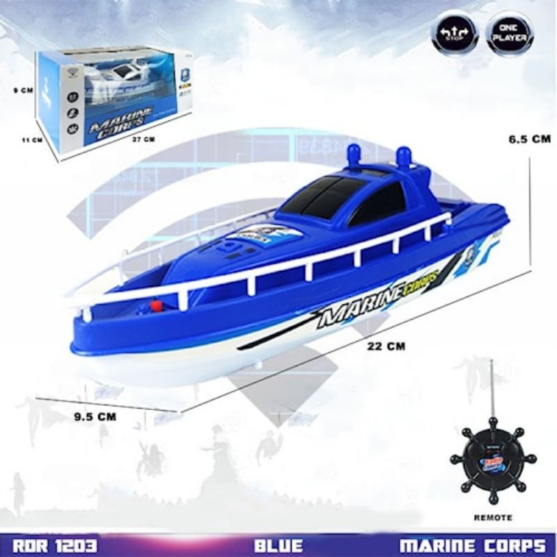 PROMO RDR1203 RC Perahu Kapal Laut Pesiar Speed Boat Mainan Anak
