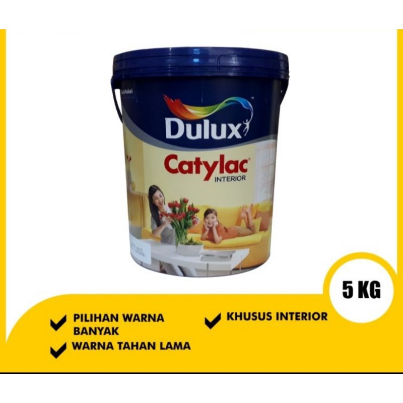 Cat Tembok Dinding Rumah Dulux Catylac Interior 5 Kg