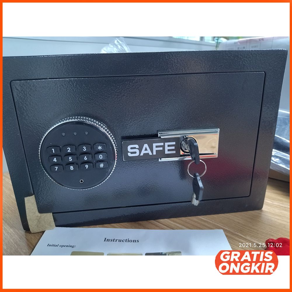 Kotak Brankas Safety Anti-theft Box Password 31x20x20cm LBX022