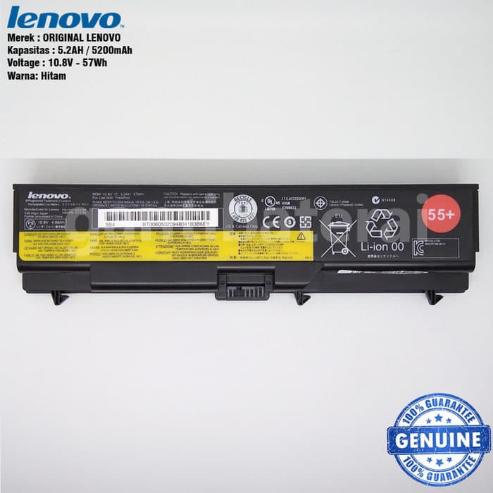 Baterai ORI Lenovo E420 L410 L412 L510 SL410 T410 T420 L430 SL51 W520