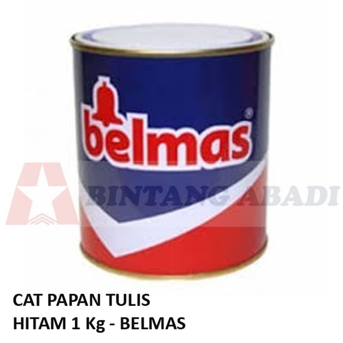 Belmas Cat Papan Tulis Hitam Kaleng 1 Kg Untuk Kayu Belmas Cat Papan Tulis Hitam Kaleng 1 Kg Untuk Kayu