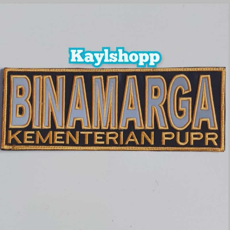 BORDIR  LOGO BINAMARGA PUPR