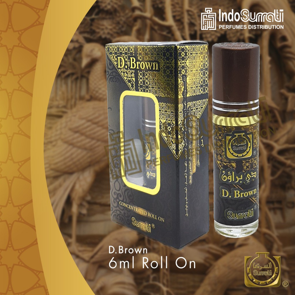 Parfum D. BROWN 6ml - Roll On by Surrati Perfumes | Parfum Surrati | Bibit Minyak Wangi